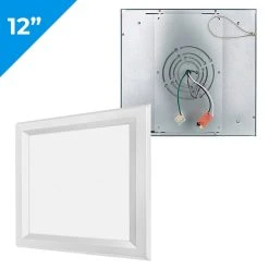 Surface Mount LED Panel Light - 1x1 - 1,800 Lumens - 18W Dimmable Even-Glow® Light Fixture - LPD-40K11-18