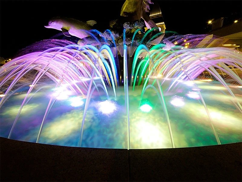 9W Underwater RGB LED Light - Pond And Landscape Spotlight - Auto Cycling Color Changing - 12V AC/DC - Image 6