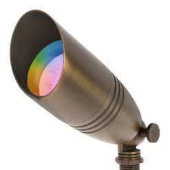 Solid Brass LED-Ready Landscape Spot Light - MR16 Drop-In - Fixture Only