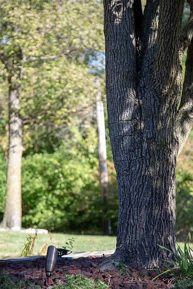 Solid Brass LED-Ready Landscape Spot Light - MR16 Drop-In - Fixture Only - Image 7