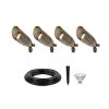 LED Landscape Lighting Expansion Kit - 4 Spotlights