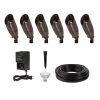 6-piece LED Spot Light Landscape Lighting Kit - MR16 Bulbs - 60W Low Voltage Transformer - 2700K / 3000K / 4000K / 6500K
