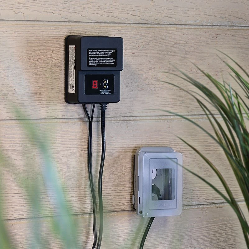 120W Low-Voltage Landscape Lighting Transformer - DiodeDrive® Series- Integrated Photocell And Timer - LVT-120W-12VAC - Image 7