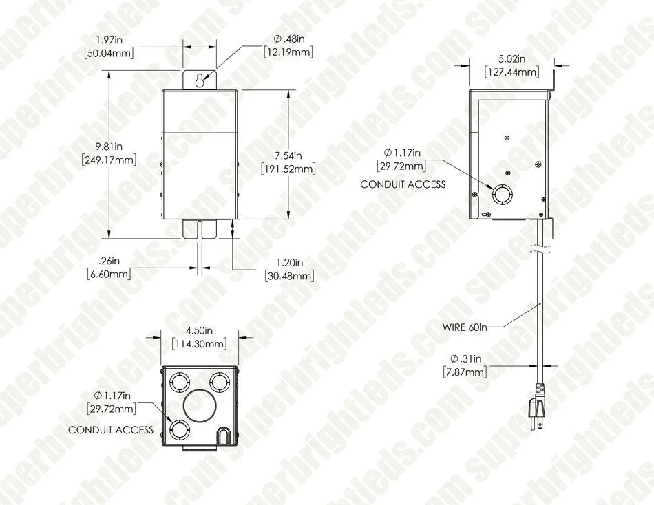 LED Landscape Lighting Kit - 6 Brass Cone Shade Path Lights With White G4 LED Bulbs - Low Voltage Transformer - Image 9