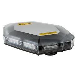 Mini Emergency LED Light Bar - Magnetic Mount -12V Plug - Mini 360 Degree Amber/White With Toggle Switch