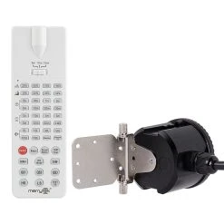 Merrytek Microwave Motion Sensor - Remote Controlled - Reflector Mount - 360° Detection - 120-277 VAC - Remote Included