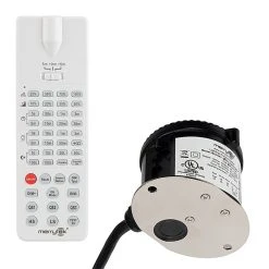 Merrytek Microwave Motion Sensor - Remote Controlled - Fixed Surface Mount - 360° Detection - 120-277 VAC