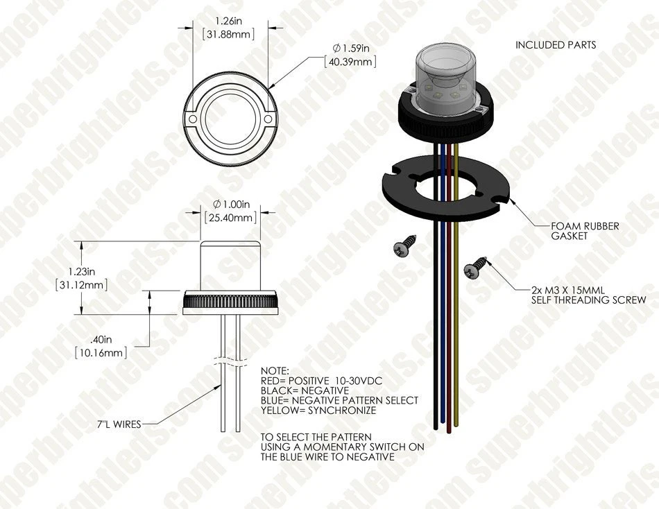 LED Hideaway Strobe Lights - Mini Emergency Vehicle LED Warning Lights With Built-In Controller - Surface Mount - 360-Degree - White - Image 15