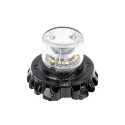 LED Hideaway Strobe Light - Selectable Colors - Emergency Vehicle Warning Light - Surface Mount - Red / Amber / Blue / White - Single