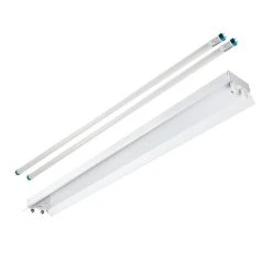 4ft LED Strip Light Fixture With Reflector - 2 18W T8 Tubes Included - 4600 Lumens - 4000K / 5000K