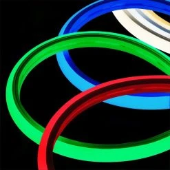 Neon LED Strip Lights - Top Bend Neon Flex - IP65 - 24V - 5m - Green