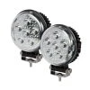 LED Pod Lights - 4.5" Round Work Lights - 32W - 4,300 Lumens - 2 Pack