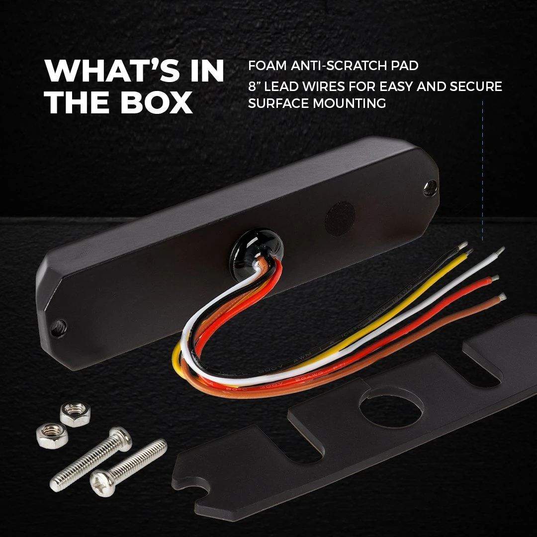 4" Grille And Surface Mount LED Strobe Light Head - 12W - Image 6