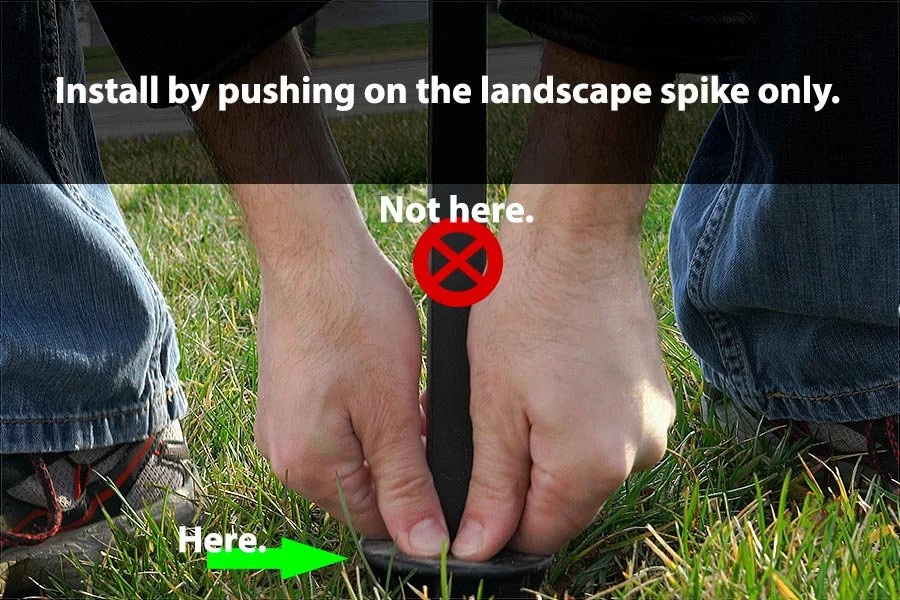 Landscape LED Path Lights With Hammered Shade - Adjustable Height - 3 Watt - Black - Image 5