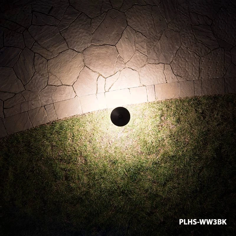 Landscape LED Path Lights With Hammered Shade - Adjustable Height - 3 Watt - Black - Image 6