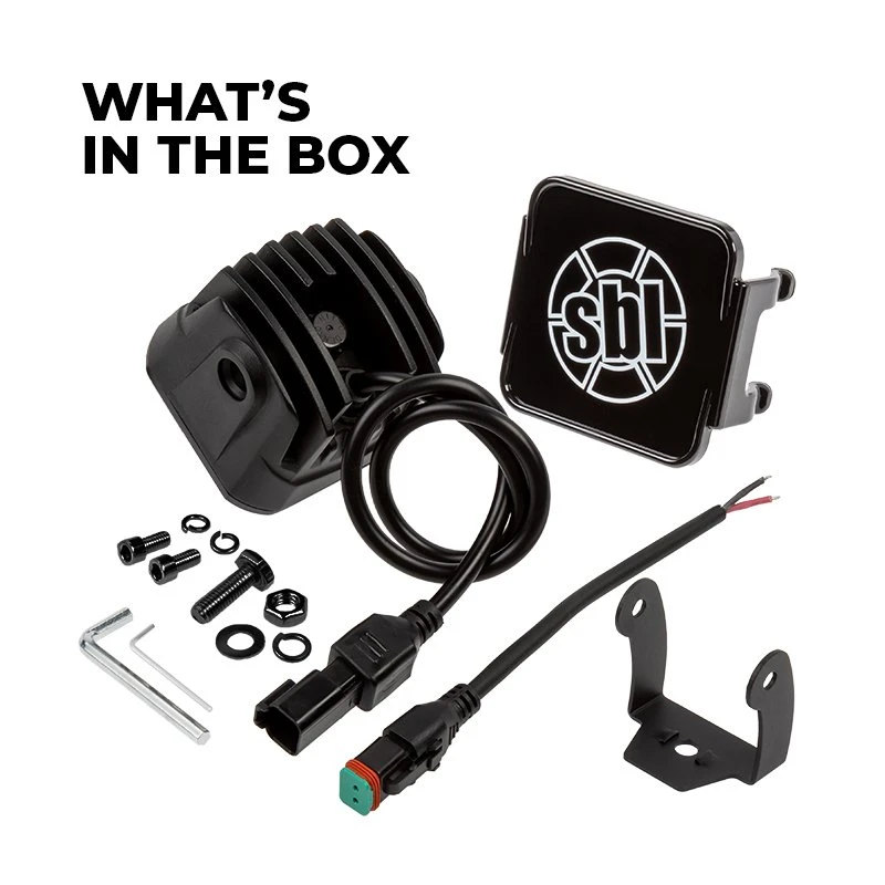 3β LED Pod Lights - 20W Square Off-Road Lights - 2,000 Lumens - Image 3