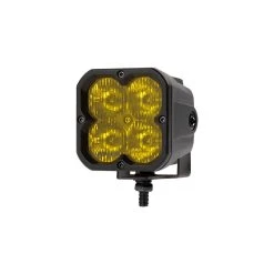 3” LED Pod Lights - 20W Square Off-Road Lights - Yellow Lens - 2,000 Lumens - Fog Beam - Single