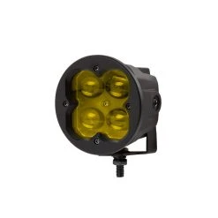 3" LED Pod Lights - 20W Round Off-Road Lights - Yellow Lens - 2,000 Lumens - Fog - 2-Pack