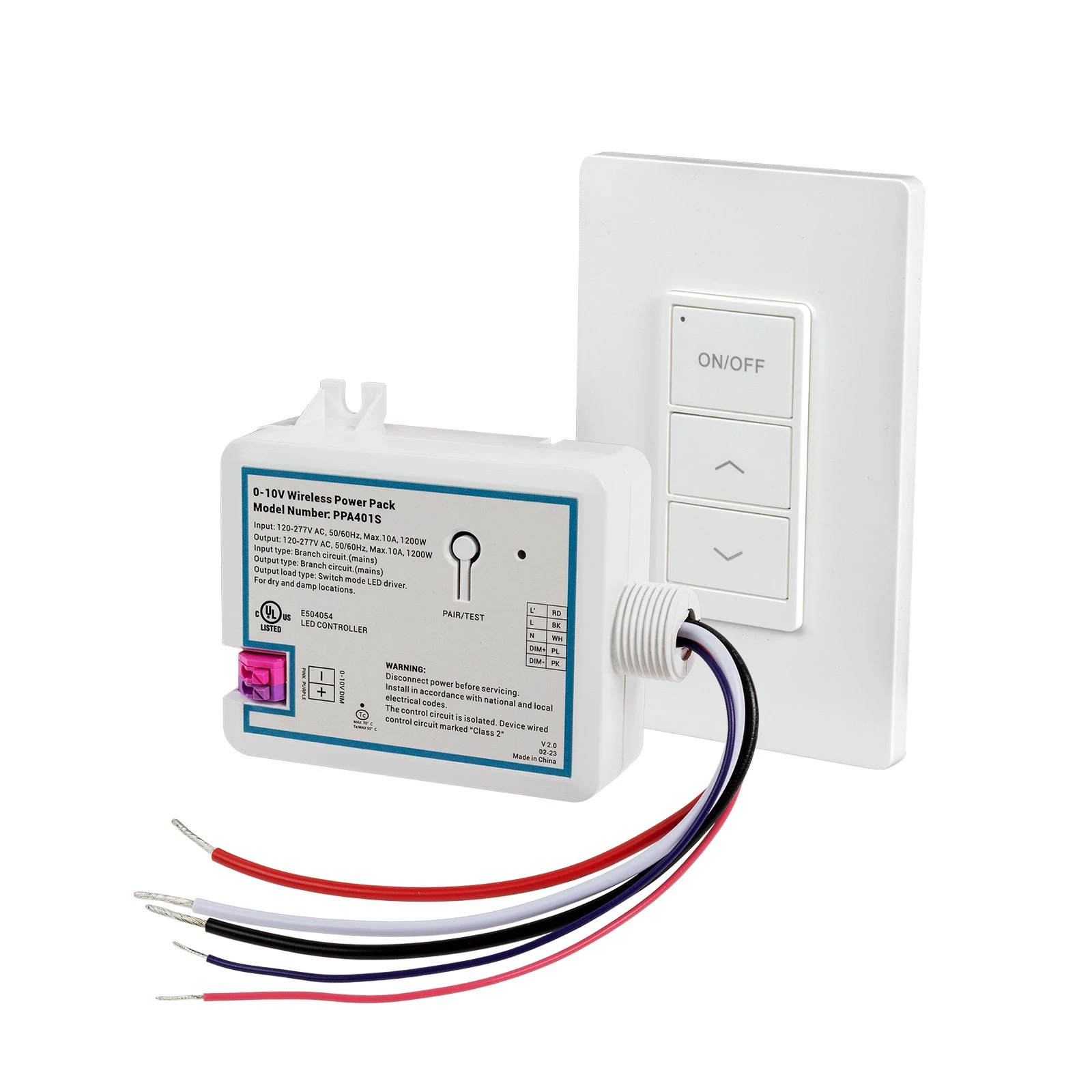 Vealite RF Wireless 0-10V Dimming Module - 120-277 VAC - Module Only