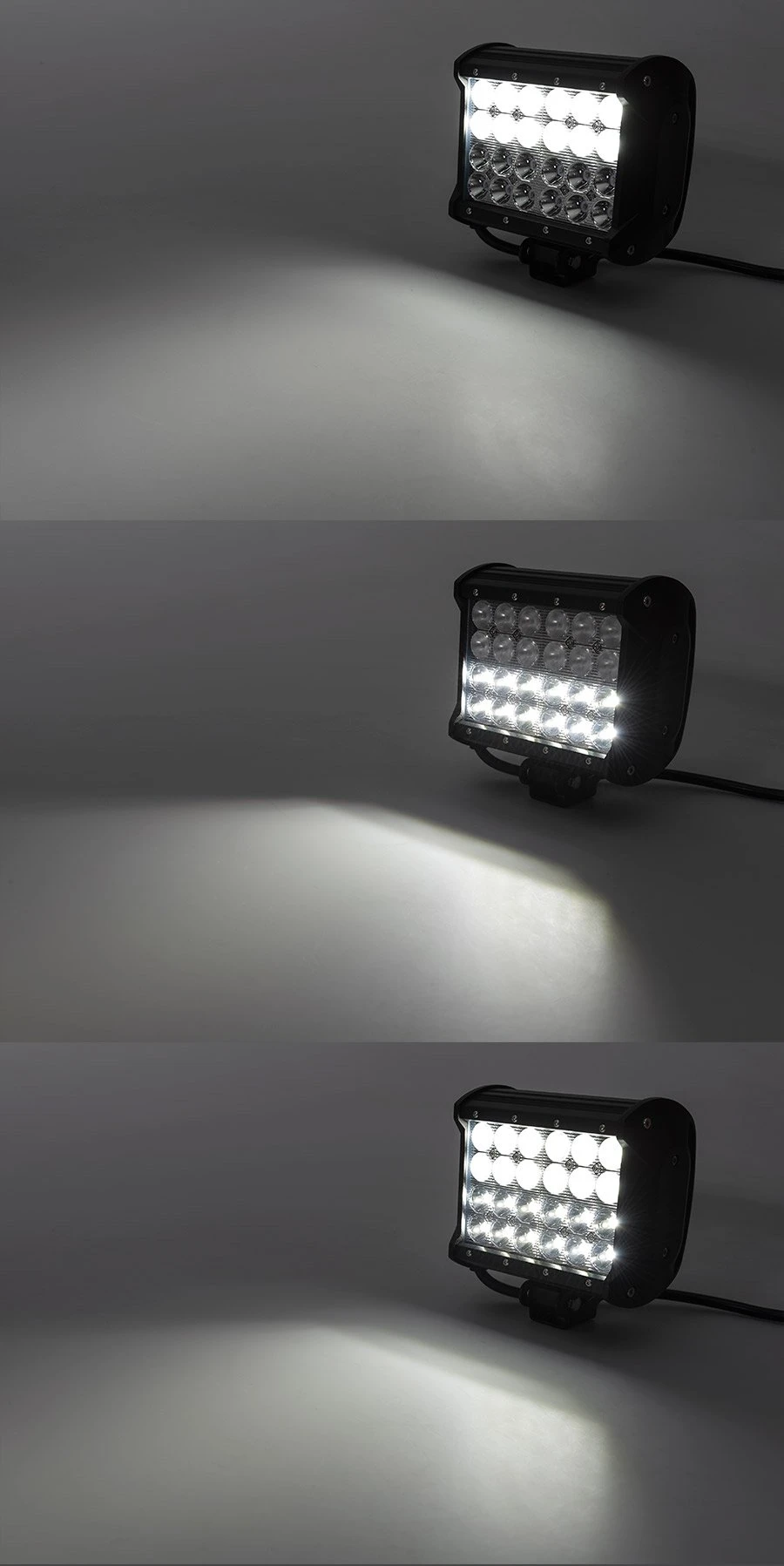 6.5" Titan Series Quad-Row Off-Road LED Light Bar With Multi Beam Technology - 72W Quad Row - 6,500 Lumens - Multi Beam - Image 8