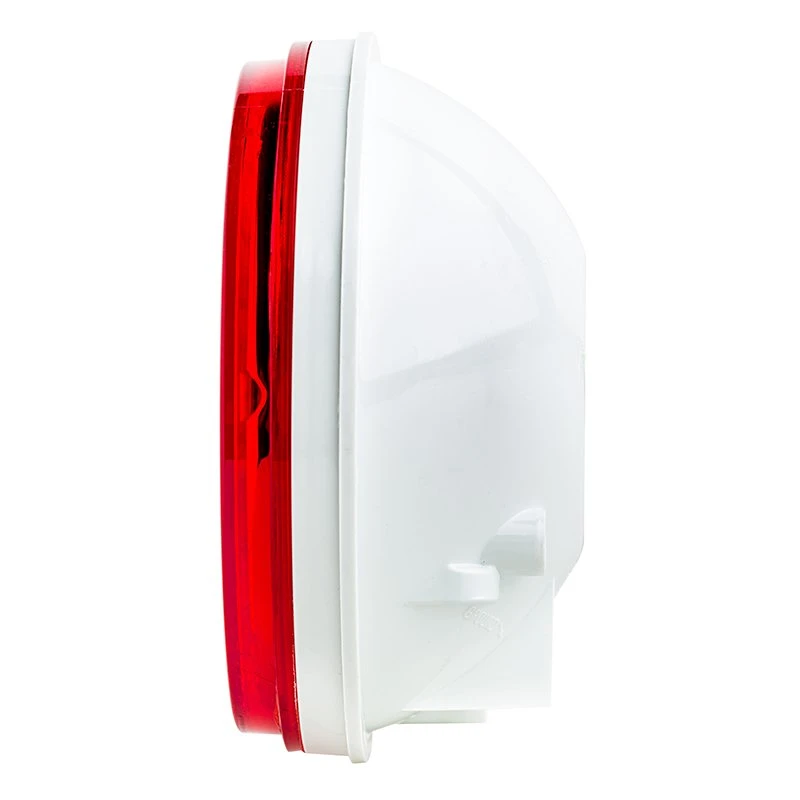 Round LED Truck And Trailer Lights - 4" Stop / Turn / Tail Lights - 3-Pin Connector - Flush Mount - 40 LEDs - Red - Image 3