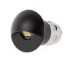 Recessed LED Step/Deck Light - 1 Watt - Black Eyelid Light - 3000K/4000K/6500K - Warm White - 6 Pack