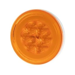 Optronics GloLight LED Trailer Turn Signal And Parking Light - Submersible - 21 LEDs - Round - Amber