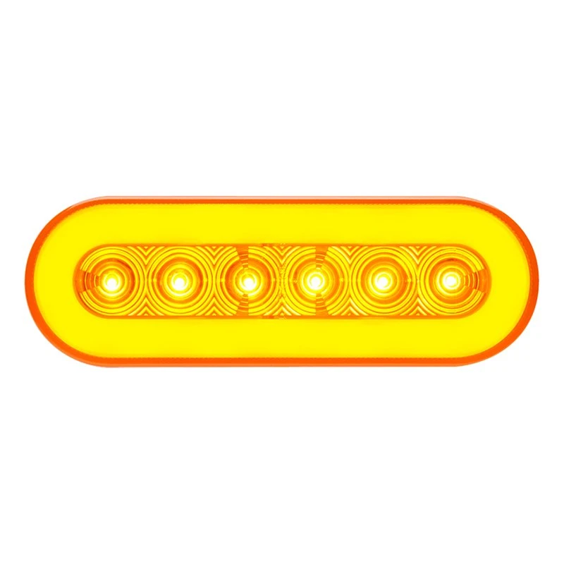 Optronics GloLight LED Trailer Turn Signal And Parking Light - Submersible - 22 LEDs - Oval - Amber - Image 4