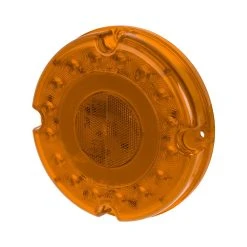 Optronics GloLight LED Transit Turn Signal And Parking Light - Submersible - 32 LEDs - Round - Amber