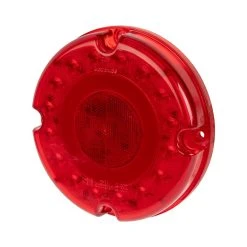 Optronics GloLight LED Transit Tail Light - Stop / Turn / Tail - Submersible - 32 LEDs - Round - Red