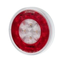 Optronics Fusion LED Combination Tail Light - Submersible - 4 Function - 12 Diodes - Red And Clear Lens