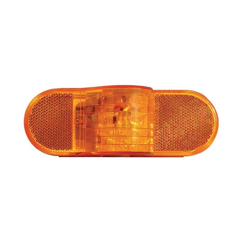 Optronics Mid-Ship Turn Signal And Side Marker LED Light - Submersible - 9 LEDs - Amber - Image 2