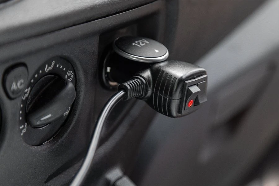 Mini Emergency 12" LED Light Bar - Magnetic Surface Mount - 12V Plug - Amber/White - Image 5