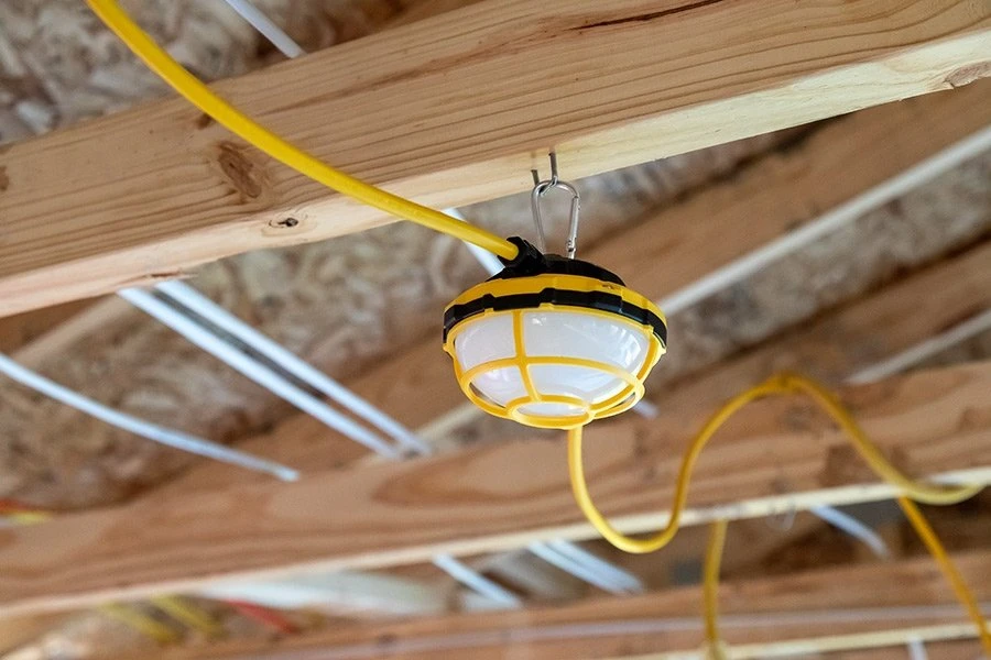 65W LED Temporary Jobsite String Lights - 50' Run - Linkable - 7,150 Lumens Total - Image 4