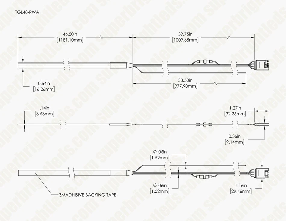 LED Flexible Tailgate Light Strip - 4-Pin Connector - Sequential Turn Signal / Stop / Tail / Reverse / Hazard Light - Image 16