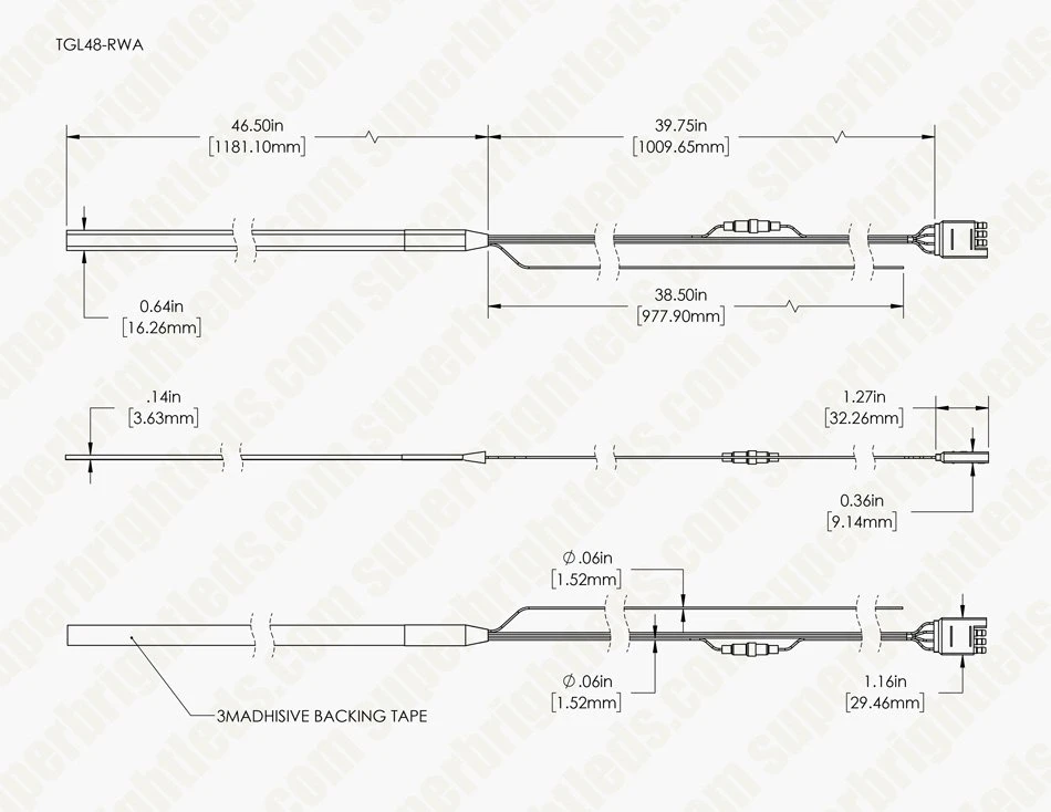 LED Flexible Tailgate Light Strip - 4-Pin Connector - Sequential Turn Signal / Stop / Tail / Reverse / Hazard Light - Image 15