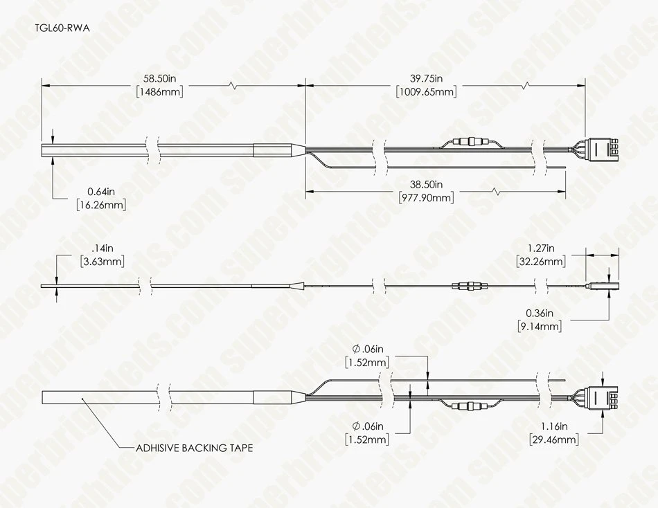 LED Flexible Tailgate Light Strip - 4-Pin Connector - Sequential Turn Signal / Stop / Tail / Reverse / Hazard Light - Image 13