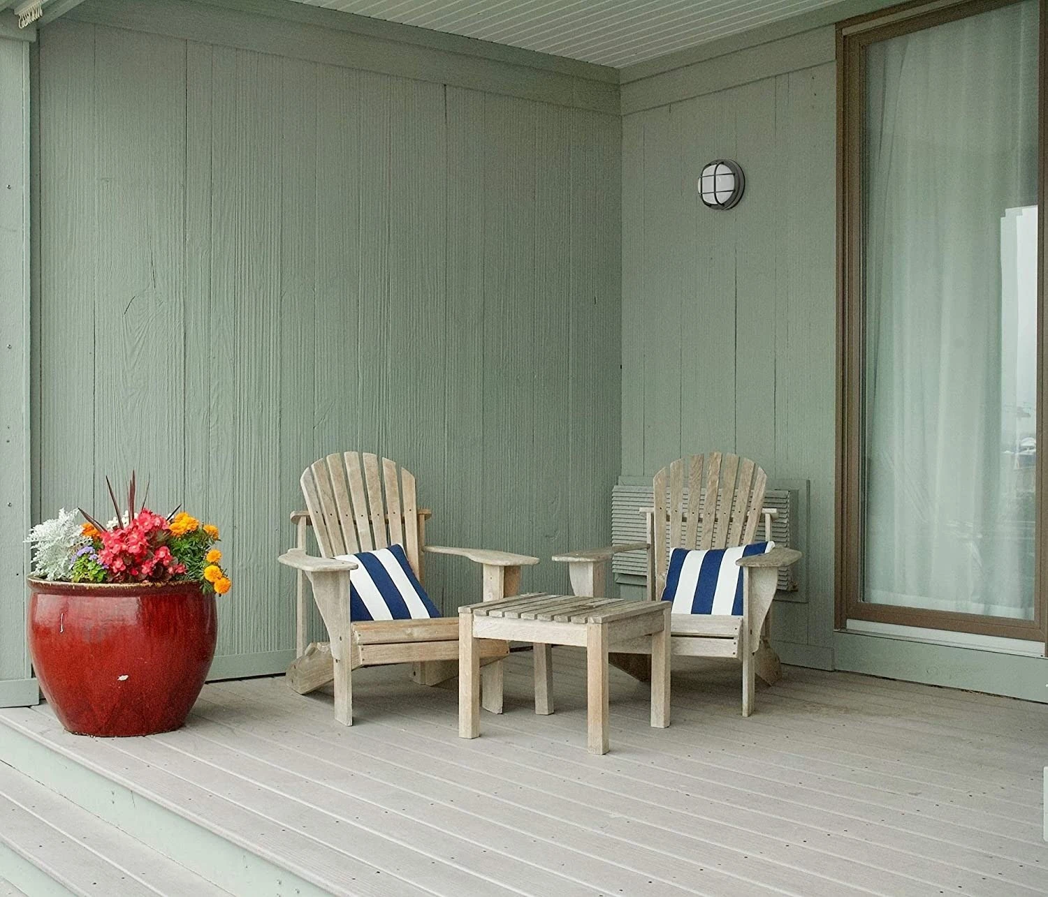 Round 8" Integrated LED Bulkhead Light - Bronze Indoor / Outdoor Wall Sconce - 780 Lumens - 3000K - Image 5