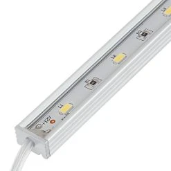 Waterproof Linear LED Light Bar Fixture With DC Barrel Connectors - 415 Lm/ft