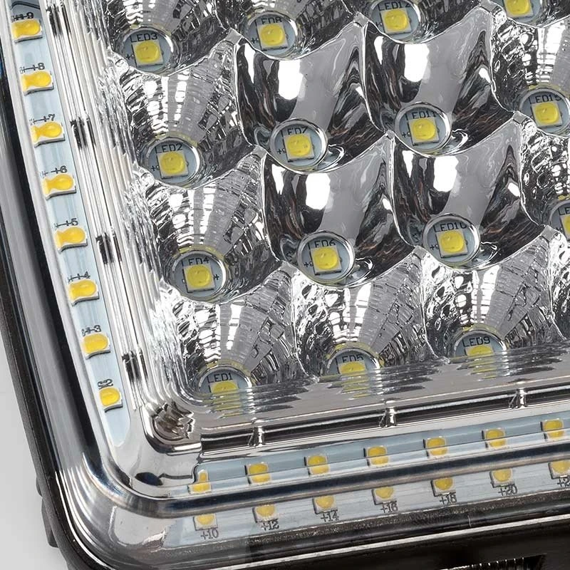 50W Quad Side Shooter LED Work Light - 2 Pack - Image 5