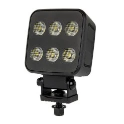 LED Work Light - 3.5” Vibration Resistant Flood Light - 60W - 4,500 Lumens - Single