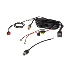 LED Light Wiring Harness With Weatherproof Switch And Relay - Single Output - DTP Connector - CH1